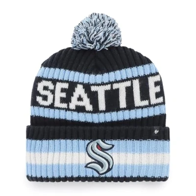 Image of &#039;47 Knit Beanie Bering &#039;47Brand, Seattle Kraken Navy, One size