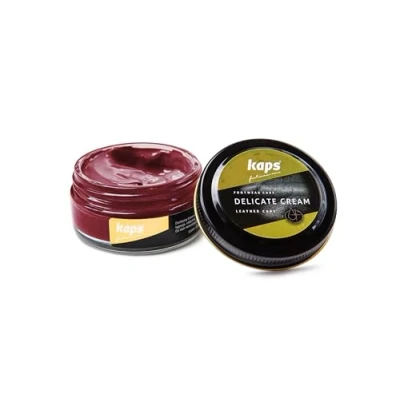 Image of Kaps Shoe Care Cream, Intensive Leather and Nourishing, Delicate (112 red)