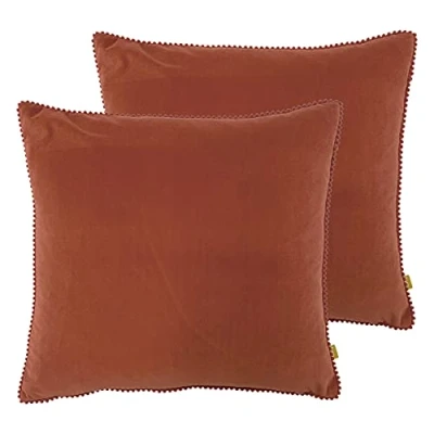 Image of furn. Cosmo Cushions (Twin Pack) Red Size 45 cm x