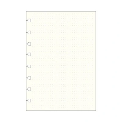 Image of Filofax Notebooks A5 Dotted Journal Refill, Moveable, 8.25 X 5.75, 32 Cream Sheets Fits Refillable Journals (B152016U)