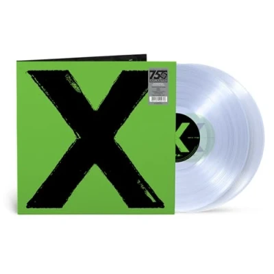 Image of Ed Sheeran X Crystal Clear vinyl 2023 UK 2 LP set 825646285877
