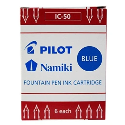 Image of Pilot Set of 3 Cases 6 Namiki IC 50 Ink Cartridges for Capless Pen Red