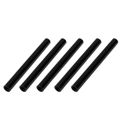 Image of Sourcingmap 5Pcs M3 x 50mm Round Aluminum Column Alloy Standoff Spacer Stud Fastener for Quadcopter Black