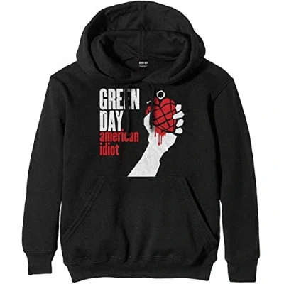 Image of Green Day Unisex Adult American Idiot Hoodie (3XL) (Black)