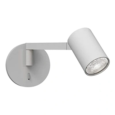 Image of Ascoli Swing LED Reading Light Textured White, GU10