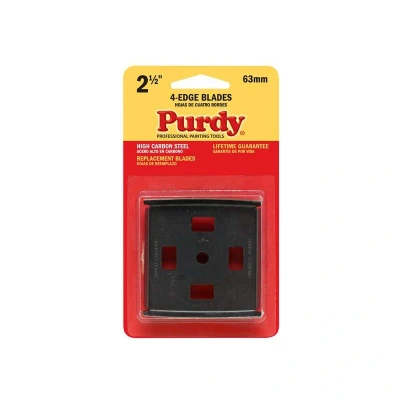 Image of PURDY 2 1/2&quot; Four Edge Carbide Scraper Replacement Blades (2 Pack)