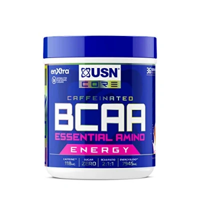 Image of USN Bcaa Power Punch Pls Energy, Amino Acid Energy Blend With Caffeine and Taurine, Watermelon, 400 g