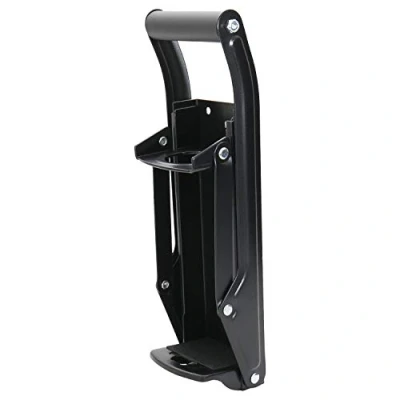 Image of HMF Can Crusher with Bottle Opener, Black, 500 ml, Plastic, Wall Mounted
