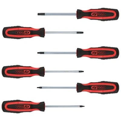 Image of KS Tools 159.0040 ERGOTORQUEplus screwdriver set TX, 6 pcs tamperproof