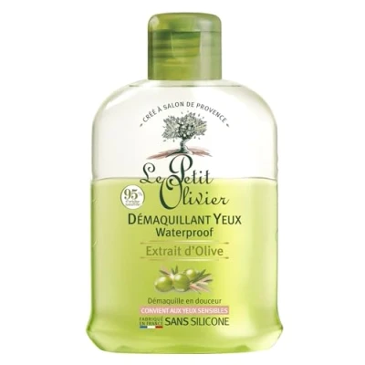 Image of Le Petit Olivier Waterproof Eye Make Up Remover Olive Extract Made in France 125 ml Bottle
