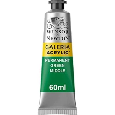 Image of Winsor and Newton Galeria Acrylic Colour 60ml 484 Permanent Green Middle (Tube)