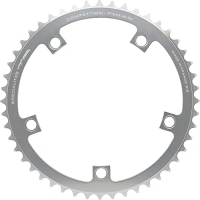 Image of Spécialités TA Track Competition 144 PCD 5 Arm Chainring, 44t, Silver