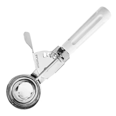 Image of Hygiplas Ice Cream Scoop White 50ml