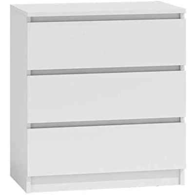 Image of CDF ASTER T3 Drawer Dresser bedroom/office/living room 77x70x40 / 3 drawers Modern storage furniture Chiffonier Scandinave style Dressing