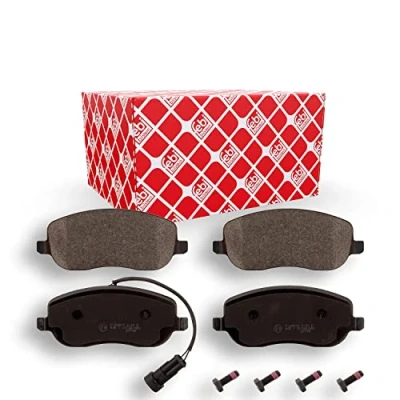 Image of 77363627 Brake pad set FEBI BILSTEIN 16854 Front Axle incl. wear warning contact with screw FIAT: Croma II Estate