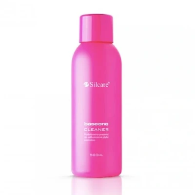 Image of Silcare UV Nail Gel Finishing Wipe Sticky Residue Remover Cleanser Cleaner 500ml