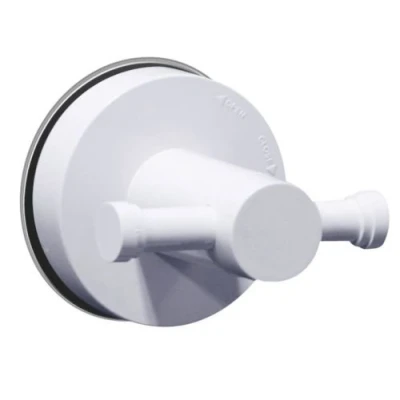 Image of Blue Canyon Rusts Or Flakes Free Robe Hook Gecko White Bathroom Suction Lock Range Bath Accessory Set