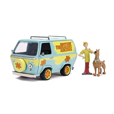 Image of Jada JA31720 Scooby Doo 1:24 Mystery Machine with Figures