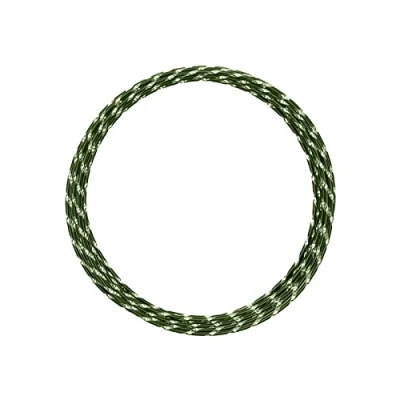 Image of Vaessen Creative 2 mm x 5 m Aluminium Wire Diamond Cut, Dark Green
