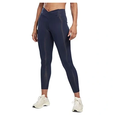 Image of Reebok Women&#039;s Basic High Rise Leggings Vector Navy XXL