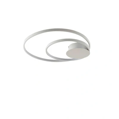 Image of Lindby Nerwin LED ceiling light, round, white