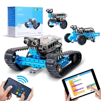 Image of Makeblock mBot Ranger 3 in 1 Robot, Programmable Robot Kit, Building Scratch and Arduino C Programming Toys, APP Control, STEM Toy Robots, Build Educational Gifts for Age 10+