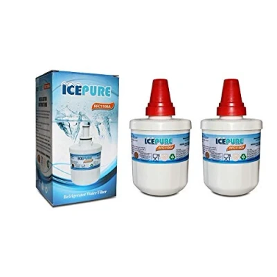 Image of 2 x IcePure RFC2900A RFC1100A Fridge Water Filter Compatible for Samsung DA29 00003F