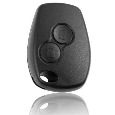 Image of FINTERRY Remote Control Pilot Fob Car Key Shell Case Cover Replacement compatible with Dacia Logan Duster Renault Trafic Master Opel Vivaro Movano Nissan Interstar 2 Buttons Blade