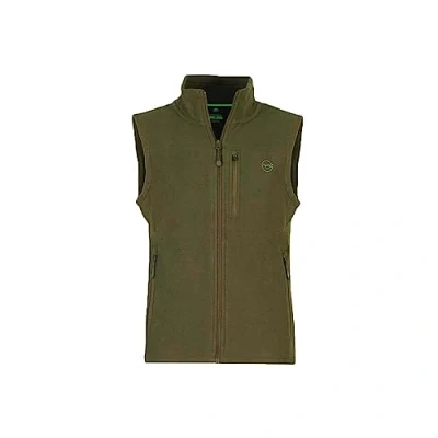 Image of Korda Kore Fleece Gilet Olive M Fishing zip jacket