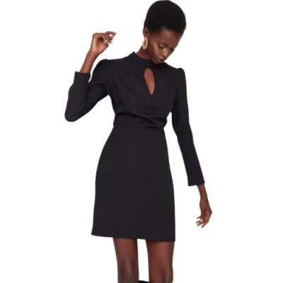 Image of Trendyol Women Mini Bodycon Slim Woven Dress Schwarz