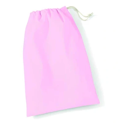 Image of Westford Mill Cotton Stuff Bag Classic Pink XXS
