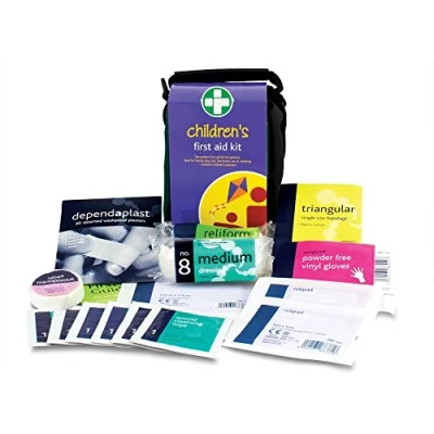 Image of Reliance Medical Children&#039;s First Aid Kit in Green Helsinki Bag Ideal For Families, Childminders &amp; Nurseries