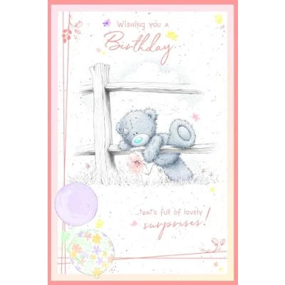 Image of Me to You Birthday Card Tatty Teddy In a Meadow Official Collection