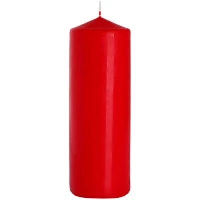 Image of That&#039;s Crackers! Red Pillar Candle 250mm x 80mm Single