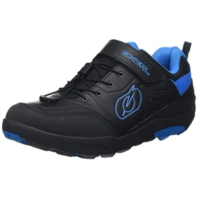 Image of O&#039;Neal Cycling Shoe Mountain Bike MTB DH FR Downhill Freeride high Grip, Speed Lacing System, mesh Ventilation Traverse Flat Adult Black Size 39