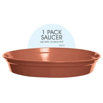 Image of Whitefurze Saucer for 10&quot; Pot, Terracotta