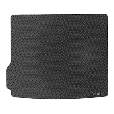 Image of Carsio Car Boot Liner Mat For Dacia Duster MK2 2017+ Onwards Tailored Fit Rubber Floor Set Complete Accessory Black Custom Fitted Anti Slip Backing, Heavy Duty &amp; Waterproof