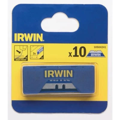 Image of Irwin Bi Metal Knife Cutting Trapezoid Blades Pack of 10