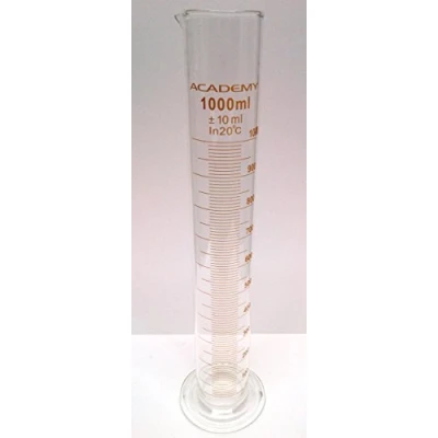 Image of KING SCIENTIFIC GLASS MEASURING CYLINDER (GRADUATED BOROSILICATE GLASS) 1000ML