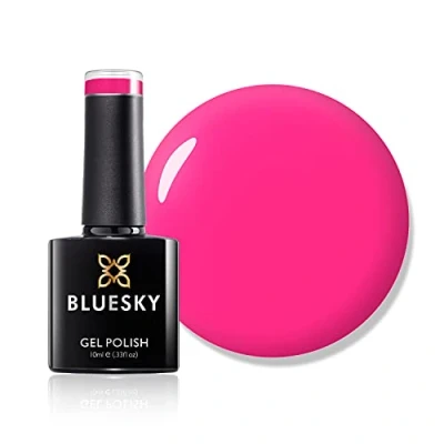 Image of BLUESKY NEON 12 UV/Gel Nail Polish, 10 ml, Shocking Pink