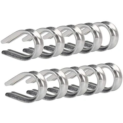 Image of IMAGINE 10pcs 304 Stainless Steel Cable Lug Heart Thimble Wire Rope Rigging Material (5mm)