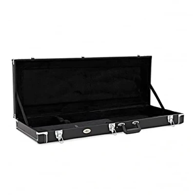 Image of Guitar Hard Case for Electric Guitars Lockable with Plush Lining