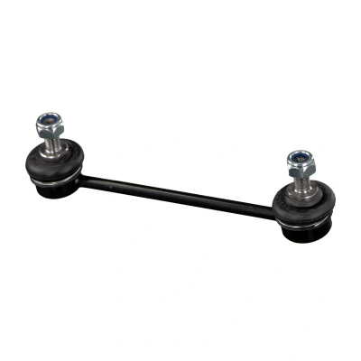 Image of 555301D000, 555302G500, 555302H200 Anti roll bar link FEBI BILSTEIN 41635 Rear Axle Left, Right 180mm M10 x 1,25 with nuts Steel black