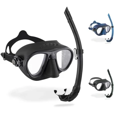 Image of Cressi Calibro + Corsica Snorkeling Set Black, Uni
