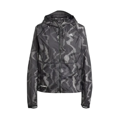 Image of adidas Performance ULT PREM JKT Running jacket, Women&#039;s, Size: XS, Black/reflective silver