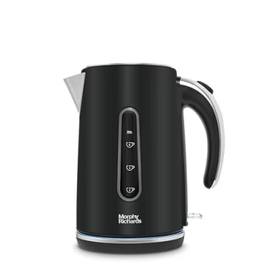 Image of Morphy Richards 1.7L Motive Jug Kettle 3Kw Rapid Boil, Automatic Shut off, Boil Dry Protection, 360 Degree Base, Blue Illumination On/Off Switch,Black,102801.
