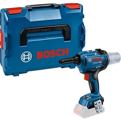 Image of Bosch Professional 18V System GRG 16 C Cordless Rivet Gun (max. tensile Force 16,000 N, Stroke Length 25 mm, excluding Rechargeable Batteries and Charger, in L BOXX 136)
