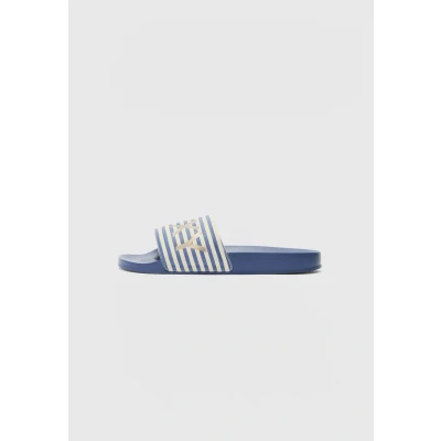 Image of Roxy Slippy Pool slides, Women&#039;s, Size: 5, Nautical blue Synthetics