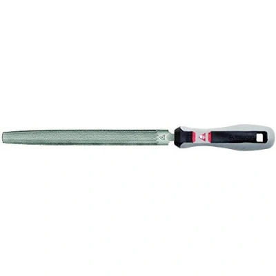 Image of Bellota 4003 6 ENT. MB Half Round Mechanic&#039;s File with Bi Material Handle Inches Medium Fine
