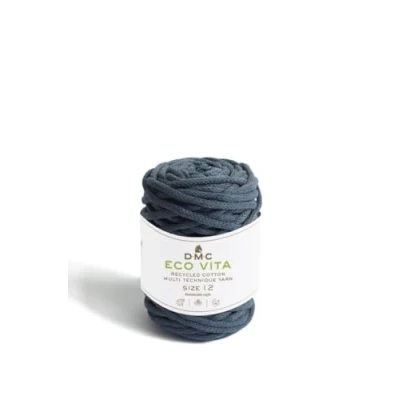 Image of DMC Eco Vita 12, Crochet Knitting Macrame Yarn, Plum (61) 250g